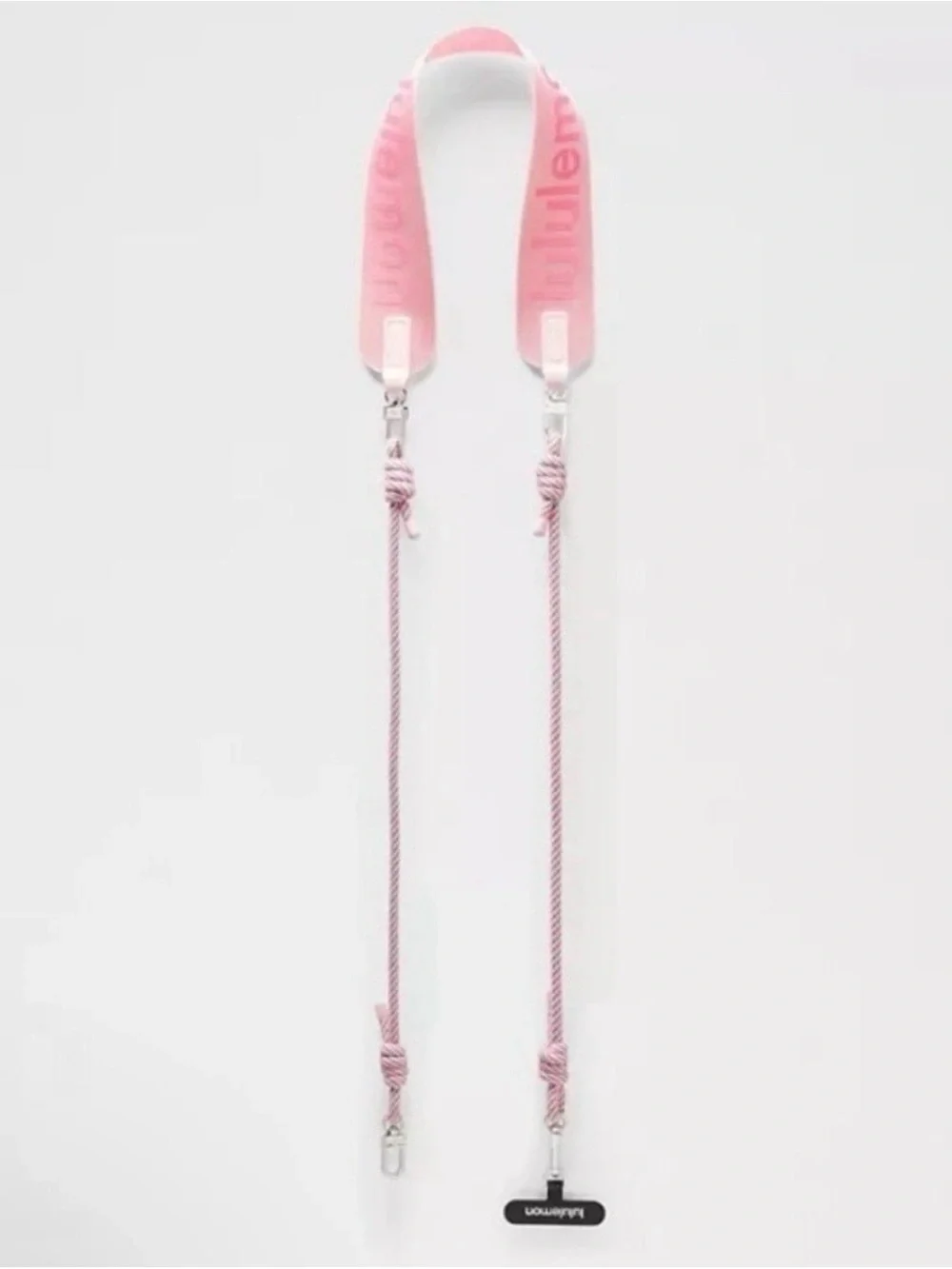 lululemon athletica Pink Never Lost Crossbody Phone Strap with Rope Detail